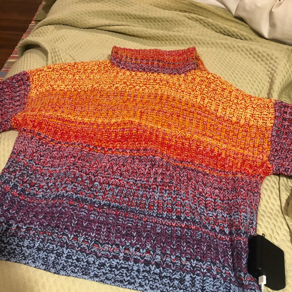 525 america Rainbow sweater